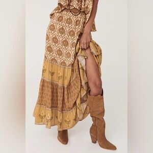 Spell Chateau Maxi Skirt